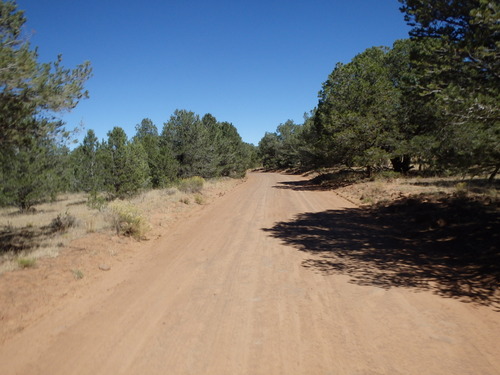 GDMBR: Northbound on CR-42.